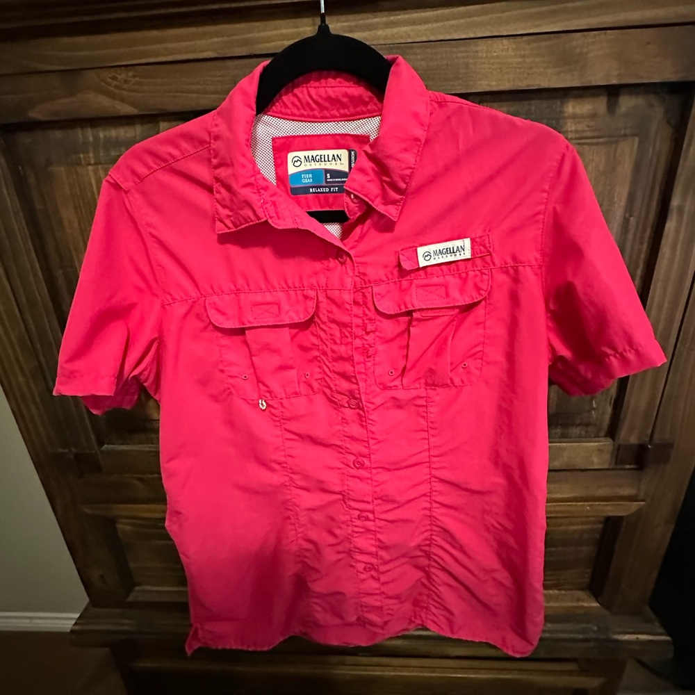 Magellan Pink Short Sleeve Shirt